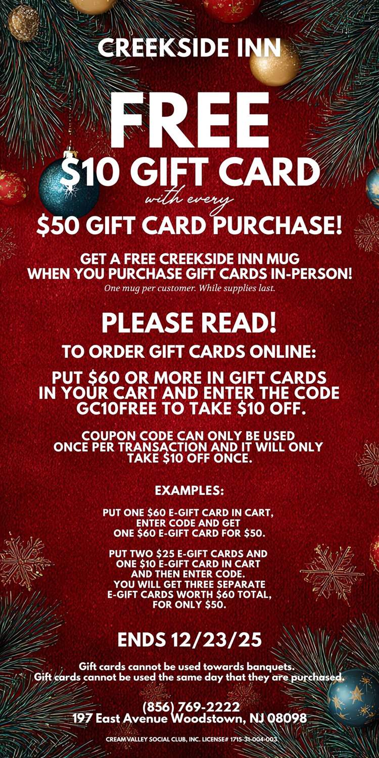 Gift Card Sale