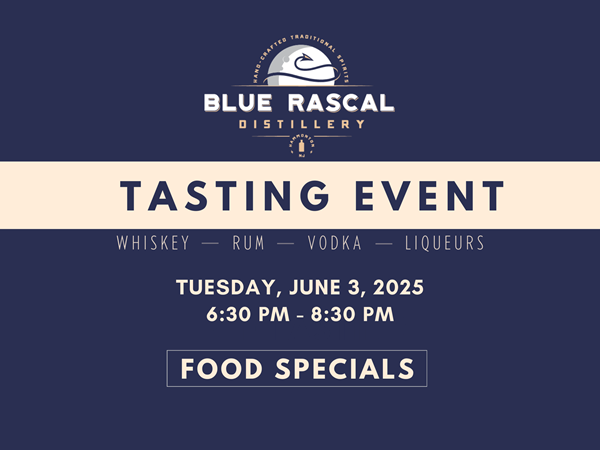 Blue Rascal Tasting Event June 3rd