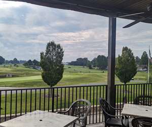 Creekside Inn Outdoor Dining View of Golf Course